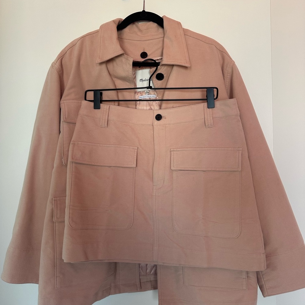 Madewell Pink Skirt Set
